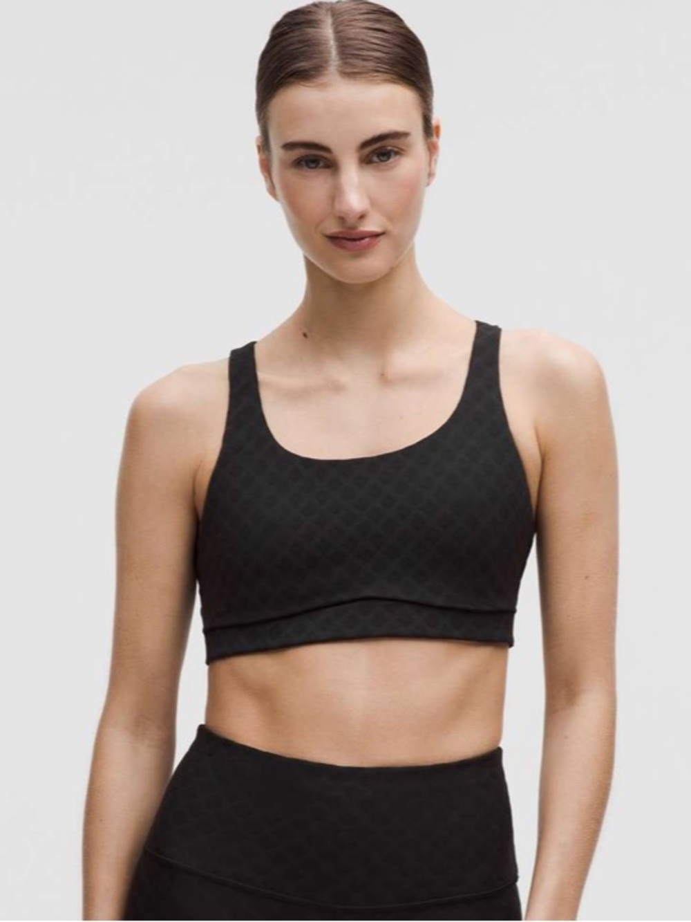 NWT Lululemon Energy Jacquard Bra *Evolve Black Size Medium